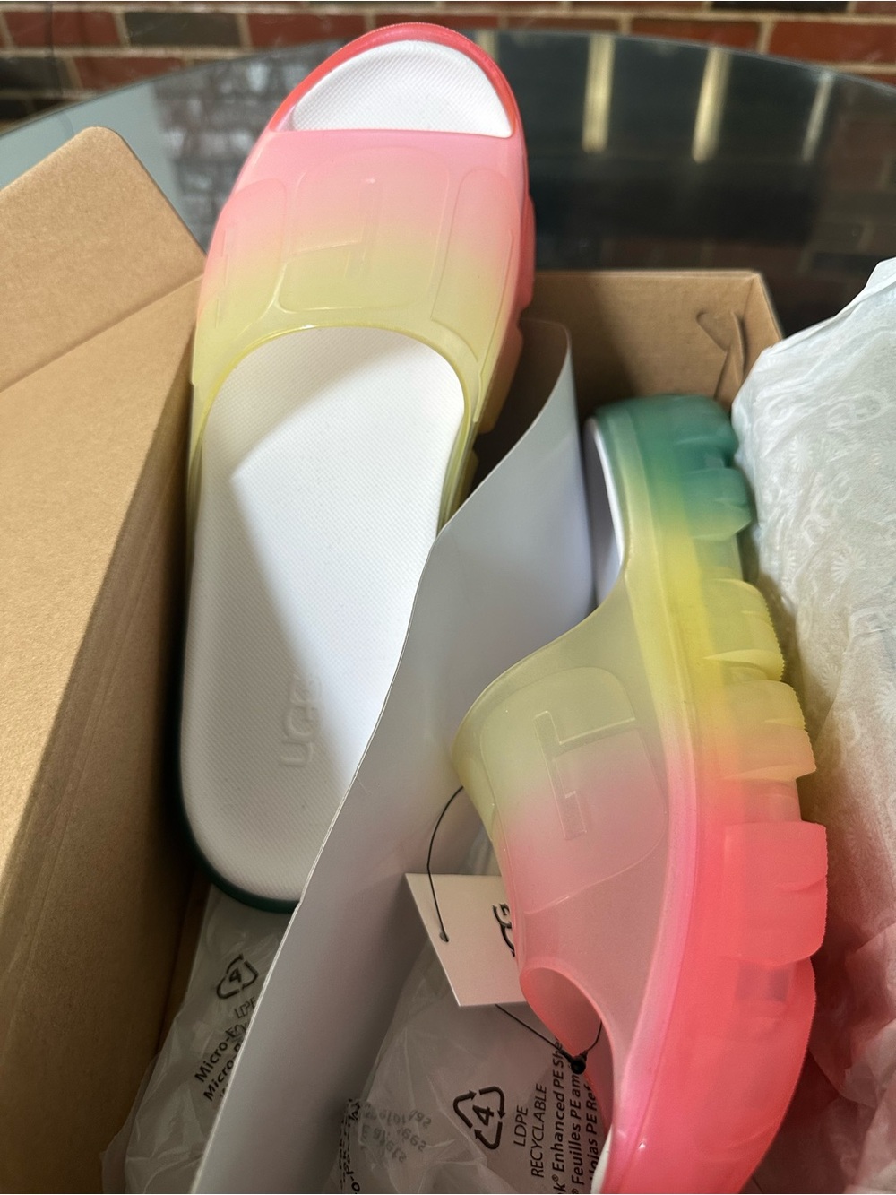 UGG  Women’s Jelly Slide Size 8 New with Tags $75